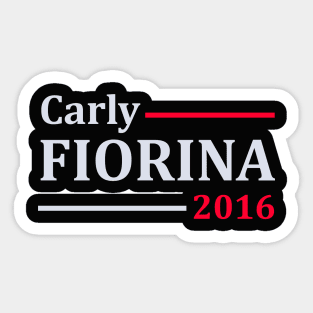 Carly Fiorina For President Sticker